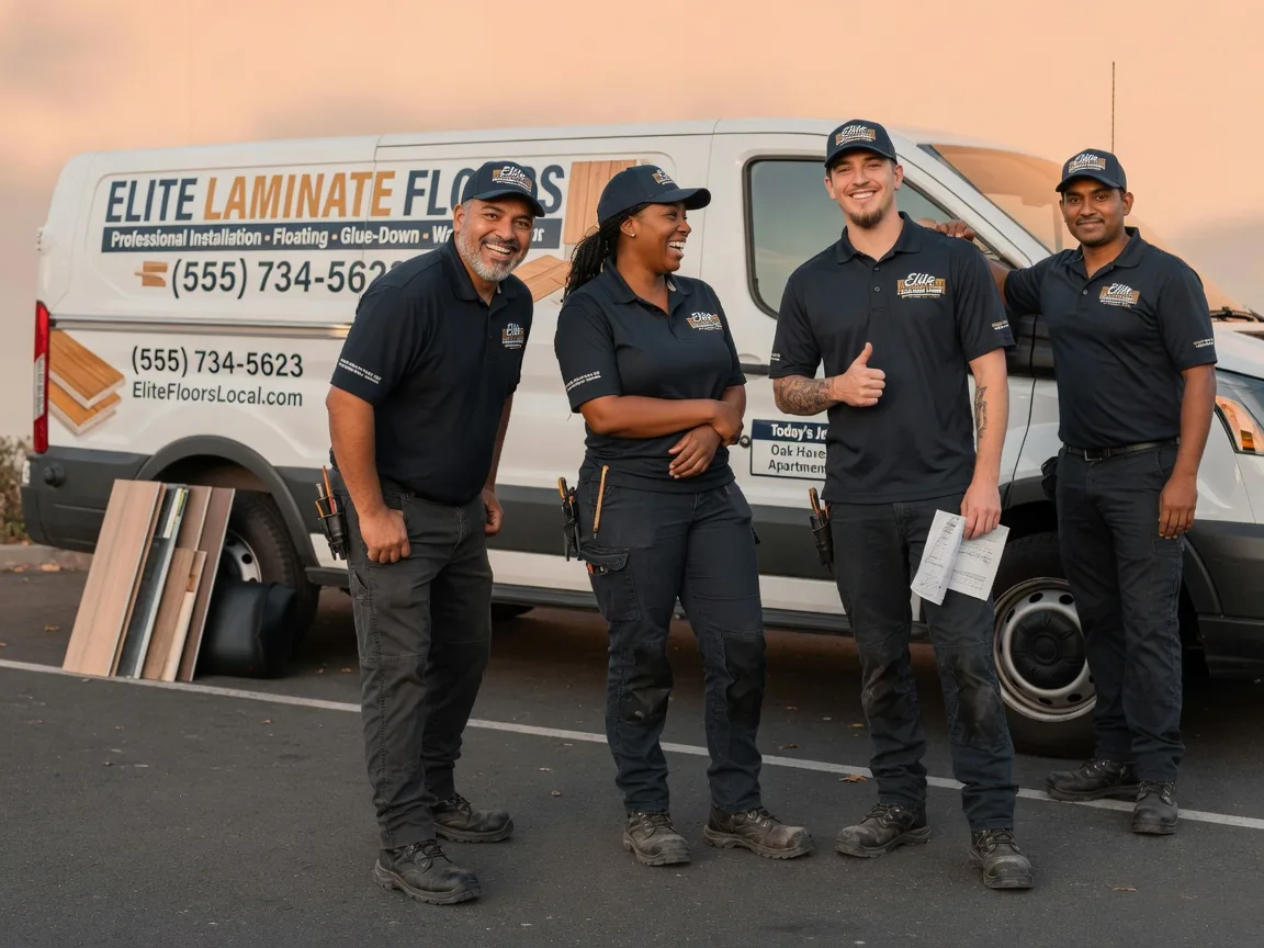 Laminate flooring installation company in Pound, WI